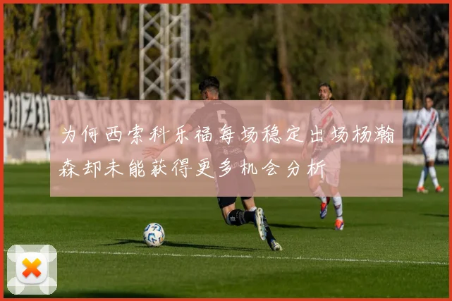 为何西索科乐福每场稳定出场杨瀚森却未能获得更多机会分析